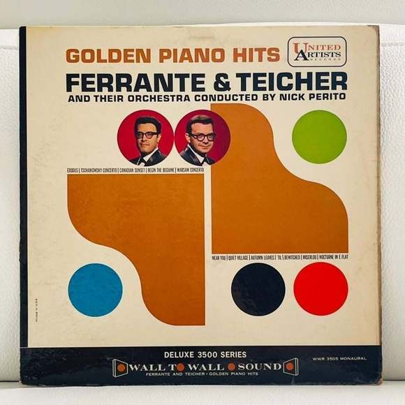 LP Ferrante & Teicher -Golden Piano Hits Vinyl Record - Picture 1 of 2